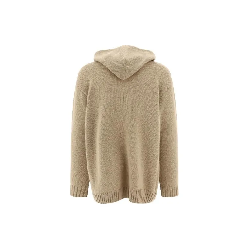 UNDERCOVER Lace Up Knitted Hoodie-1