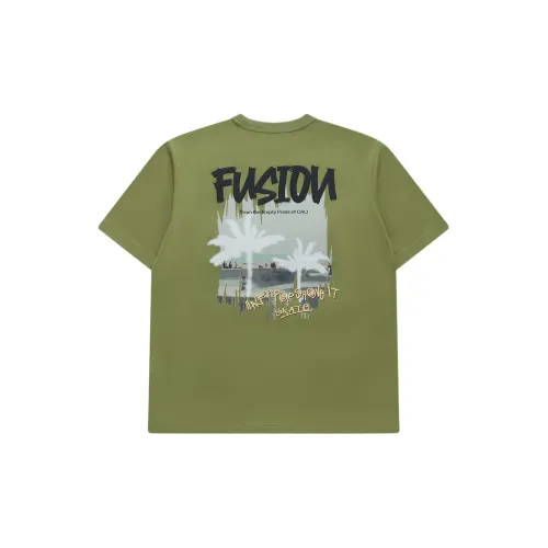 FILA FUSION X T-Shirts Men Lizard Green