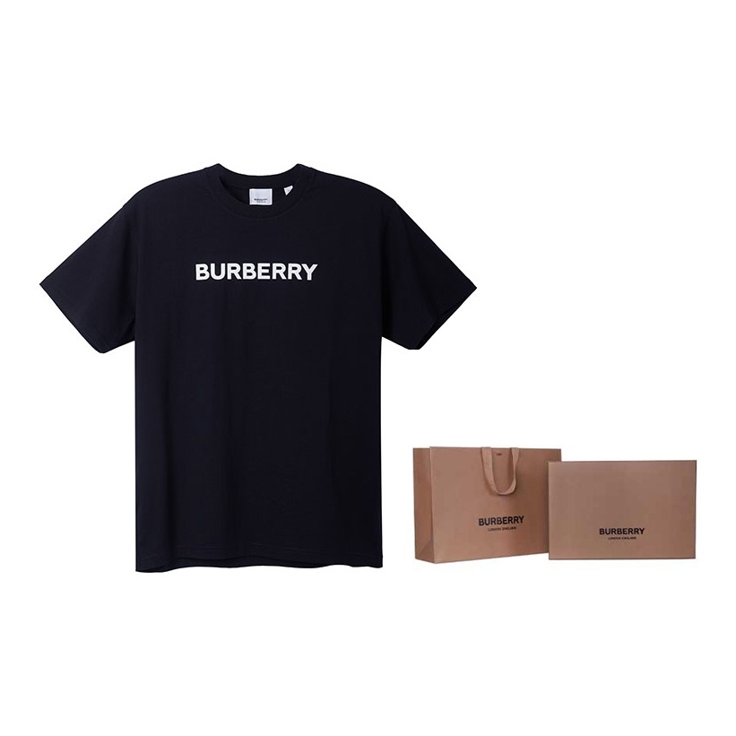 Burberry Mens graphic-logo cotton good T-shirt NWT size xl