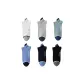 White 1+Gray 1+Green 1+Blue 1+Royal Blue 1+Black 1