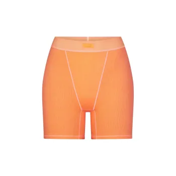 SKIMS COTTON Collection COTTON RIB BOXER Boxer Shorts Women's 1 Pack APRICOT/Apricot