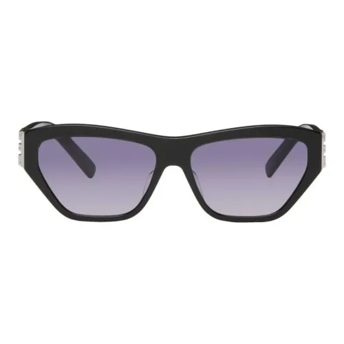 GIVENCHY Irregular Shape Sunglasses Women's Black