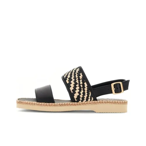 HOGAN H660 Woven Leather Sandals