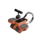 [Abs Full Set]Orange 4-Wheel Abdominal Roller+Leg Curl Machine+Yoga Mat 180cm
