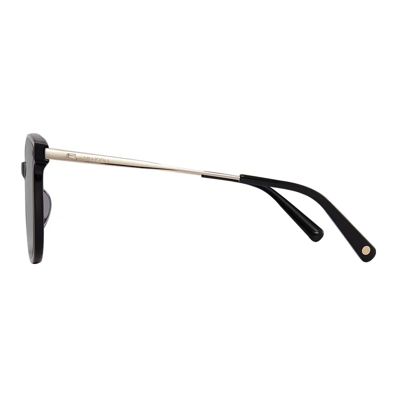 MUJOSH Astral Series Round Gentle Correcting Plate Oversized Sunglasses With UV Protection Unisex-2