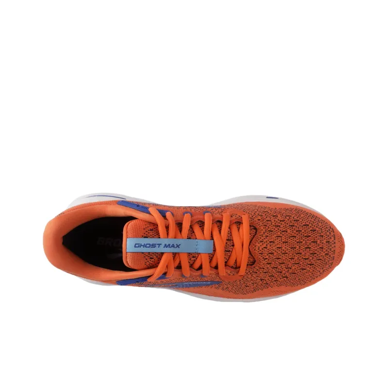 Brooks Ghost Ma Cushioning Wear Resistant Low Top Running Shoes Men's Orange Blue-3