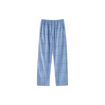 MIIOW Pajama Pants Men's Light Blue
