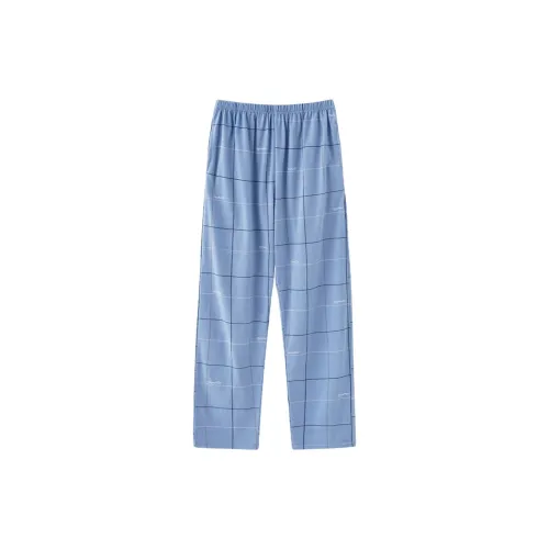 MIIOW Pajama Pants Men's Light Blue