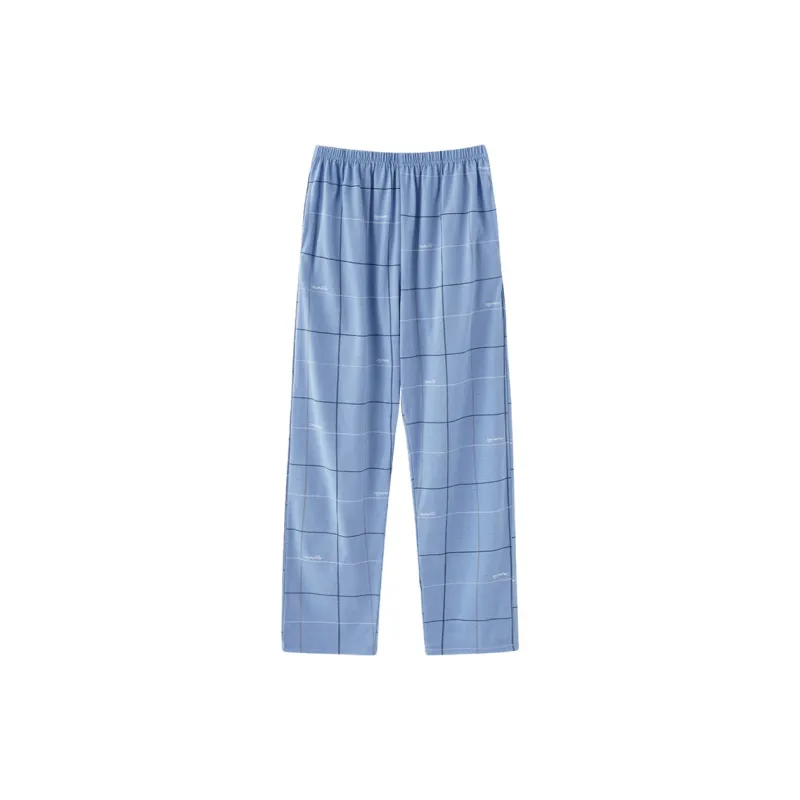 MIIOW Pajama Pants Men's Light Blue-0