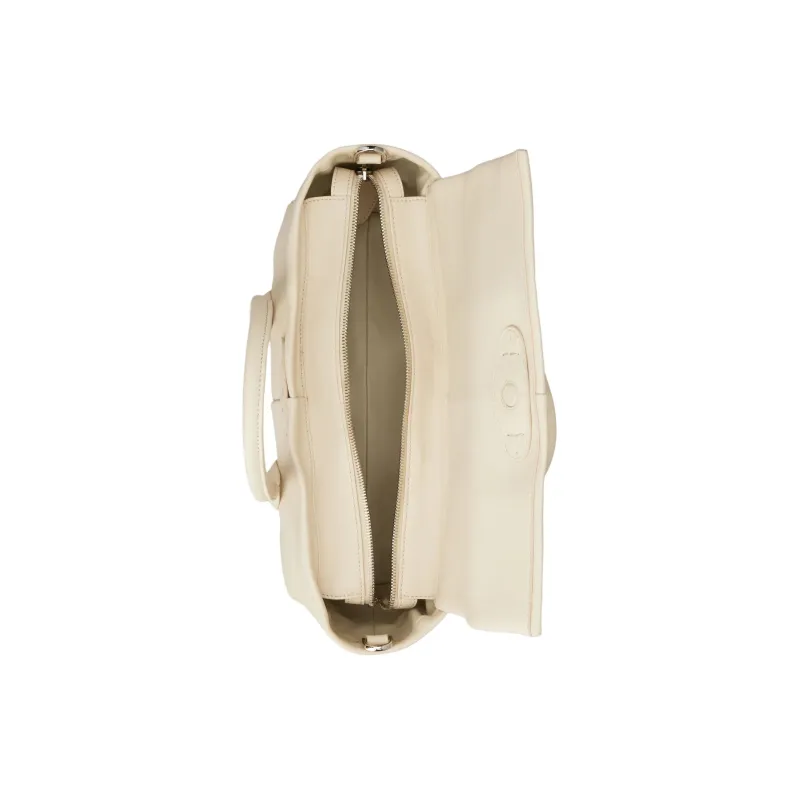 TOD'S Di Logo Patch Tote Bag-4