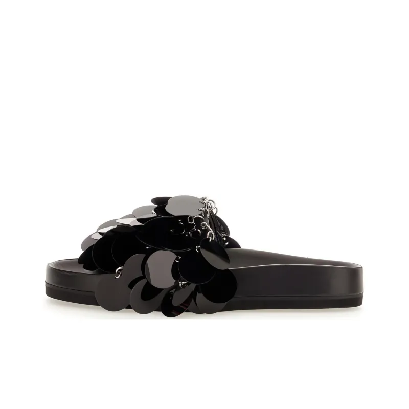 Paco Rabanne Sequin Embellishment Open-Toe Sandals-0