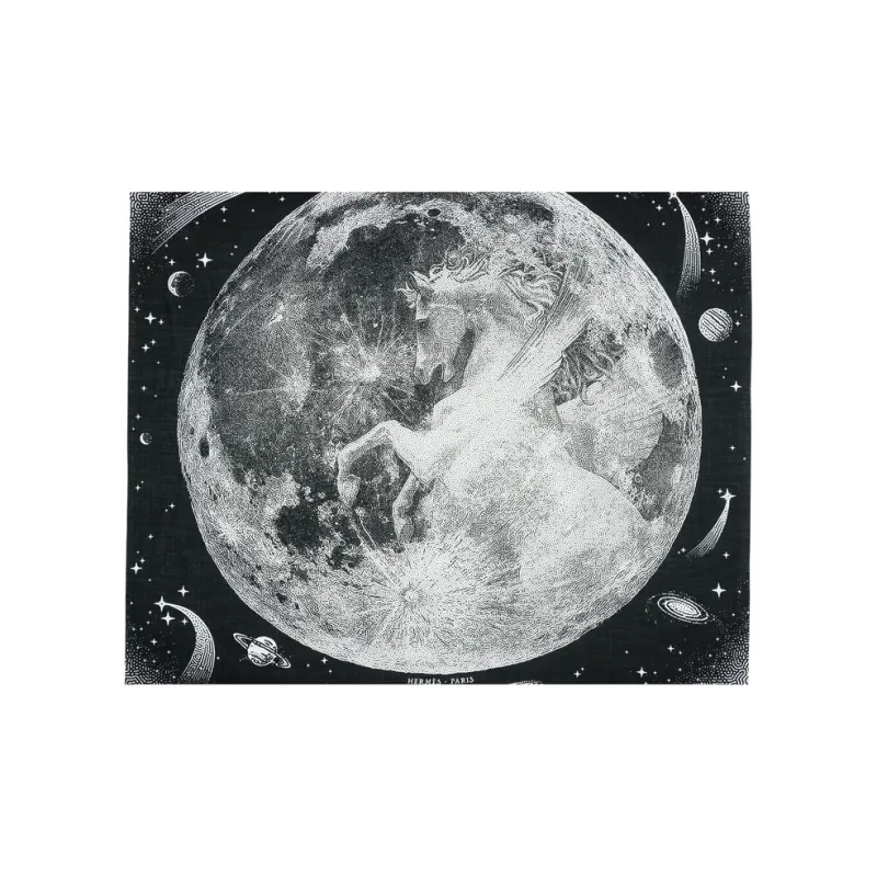 HERMES Shawl Clair De Lune-2