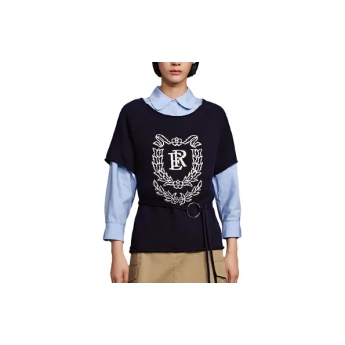 ERDOS Cashmere Sweaters Women's Navy Blue