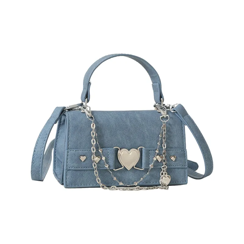 Bywhich PU Crossbody Bags Shoulder Bags Handbags Regular Women's Milk Tea Beige/Blue-4