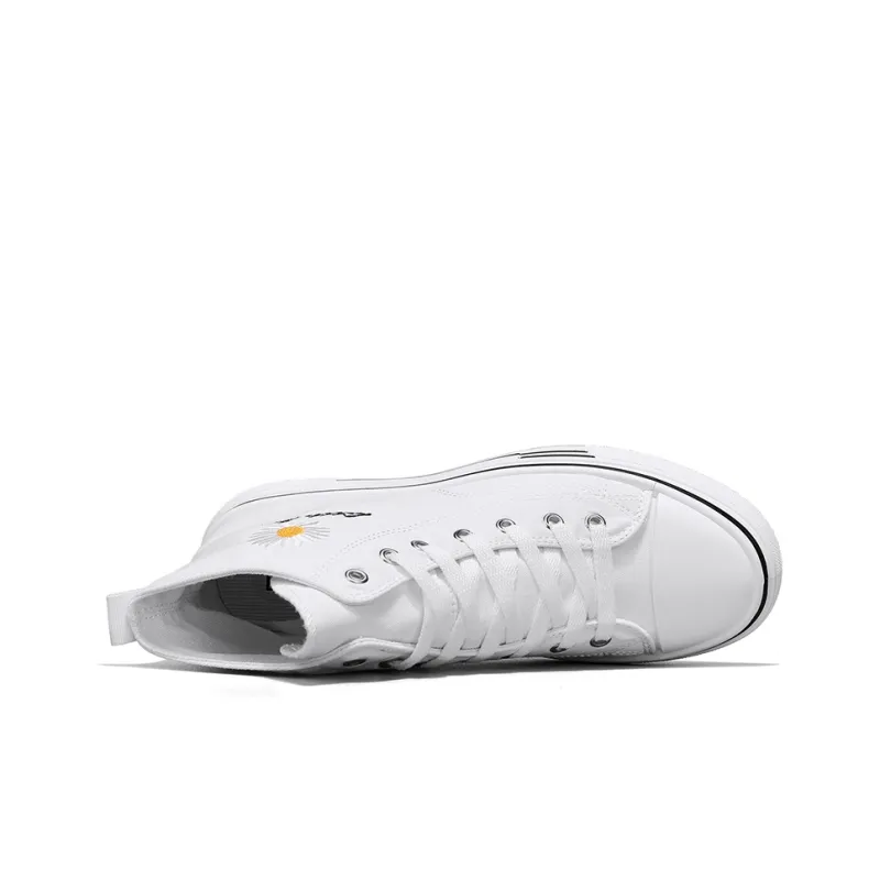 Little Daisy Small Daisy Height Increasing Wear-Resistant Breathable Slip-Resistant High-Top Canvas Shoes Men's-11