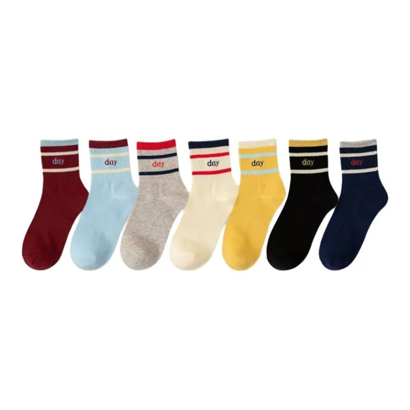 2323 Mid Calf Socks Women's 7 Pack-1