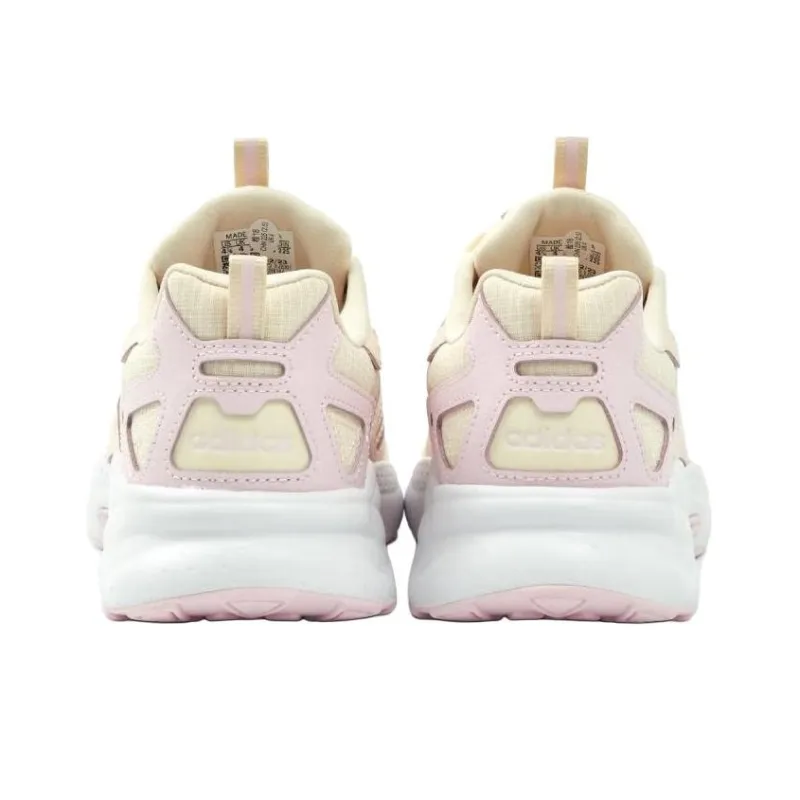 Adidas JZ Runner Cushioned Wear Resistant Breathable Lightweight Low Top Casual Running Shoes Unisex Apricot Pink-3