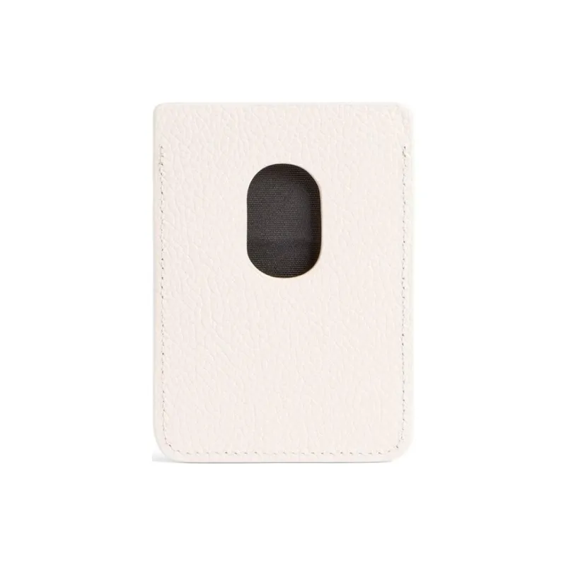 Balenciaga Cash Grained Cow Leather Card Holder Men's Light Beige-1