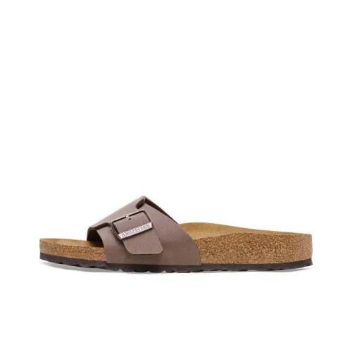 Birkenstock Slide Slippers Women's Mocha Regular