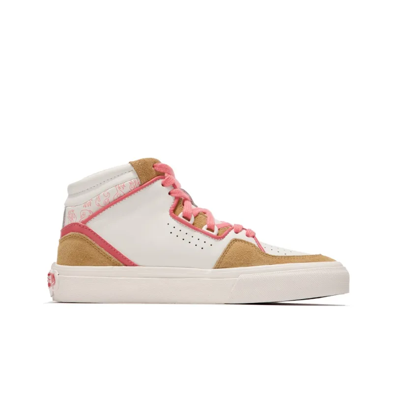 BOBBIE BURNS High-Top Casual Shoes Unisex White-1