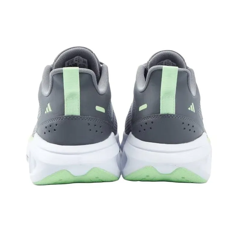 Adidas ALL DAY POWER Cushioning Breathable Lightweight Low Top Running Shoes Unisex Gray-2