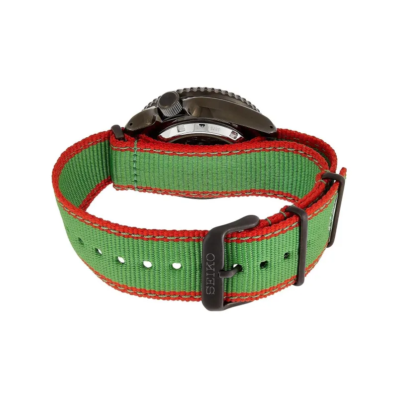 SEIKO Automatic Mechanical Movement Nylon Strap Watch Men's Watches Green Dial SRPF23K1 BLANKA-3