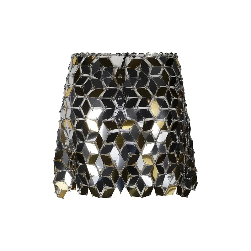 Paco Rabanne Sparkles Rhombic paillettes Miniskirt-1