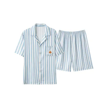 PBENO PD Pajama Set Men's Blue White