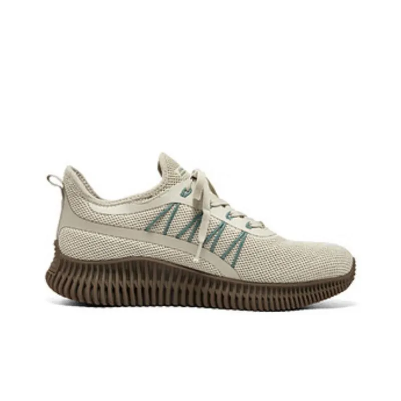 Skechers Cushioning, Wear Resistant Low Top Running Shoes Unisex Beige-1