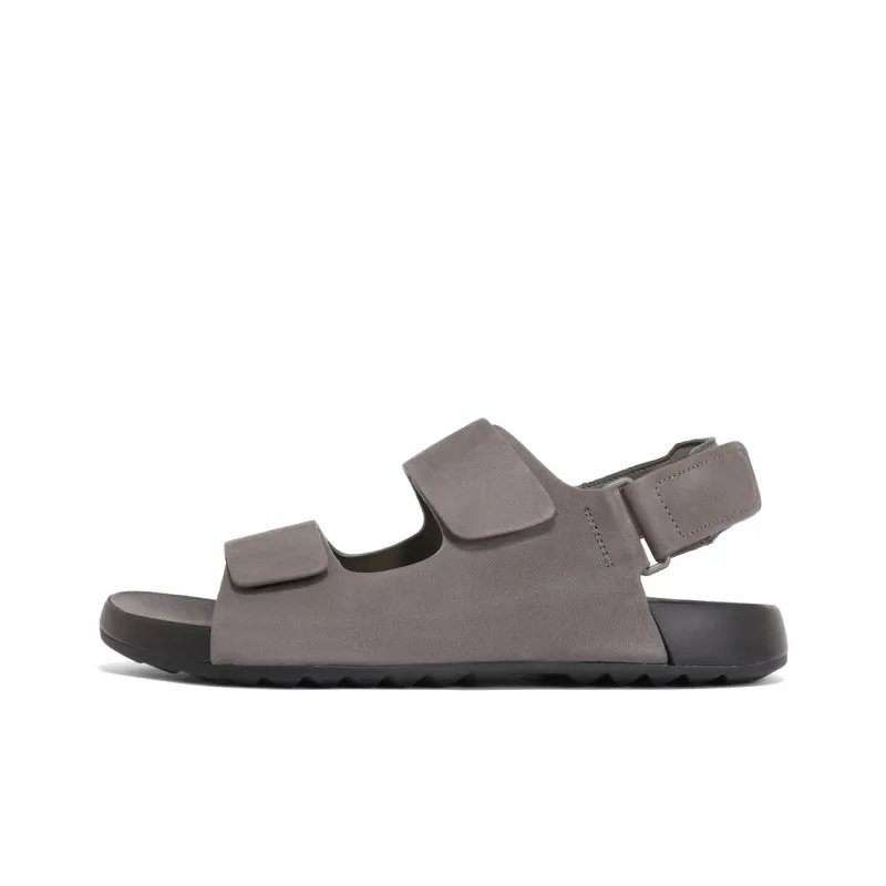 BELLE Beach Sandals Men's Earth Yellow Gray Blue-0