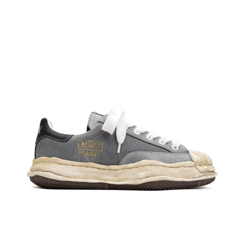 Maison MIHARA YASUHIRO Blakey Og Sole Leather Low Grey Black-9