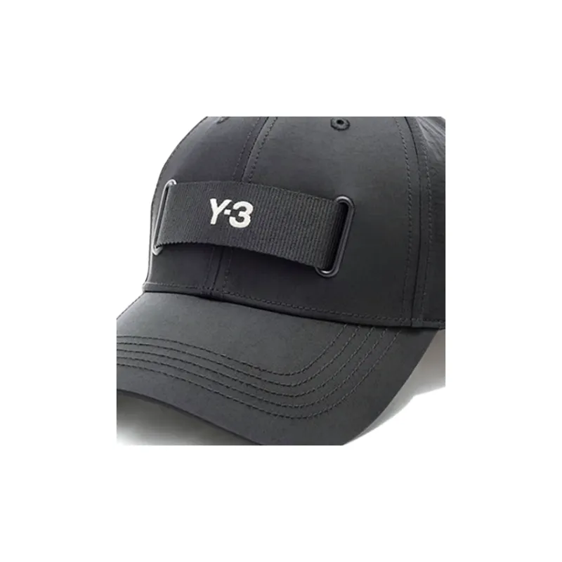 Y 3 Nylon Baseball Caps Unisex Black-2