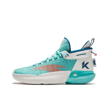 Anta KT9 Cushioning Wear Resistant Low Top Basketball Shoes Men's Blue White