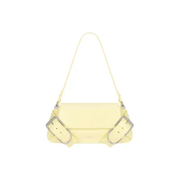 Givenchy Voyou Box Calfskin Handbag, Shoulder Bag Women's Yellow