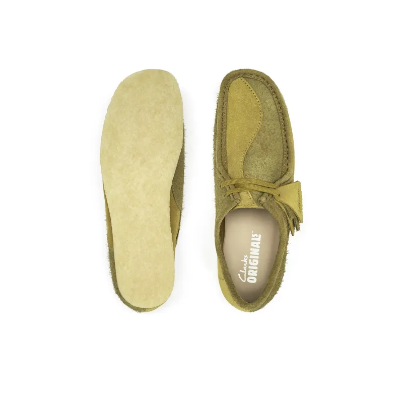 clarks WALLABEE OLIVE COMBINATION-3
