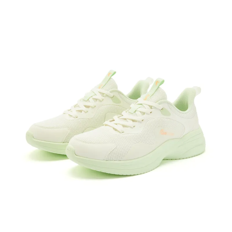 QIAODAN Support Lightweight Low-Top Running Shoes Women's Green-2