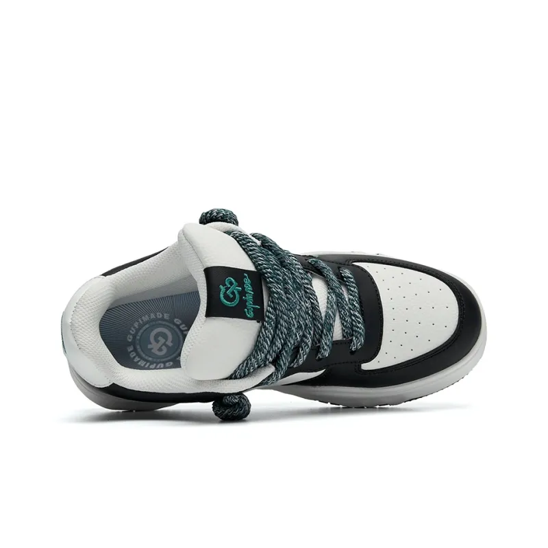 Isolated Manufacturing Coverage Slip-Resistant Cushioning Height Increasing Low-Top Skateboard Shoes Unisex-14