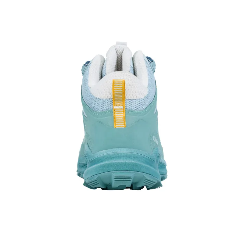 Oboz Footwear Katabatic Cushioning Wear-Resistant Mid-Top Trekking Shoes Women's Blue Green-4