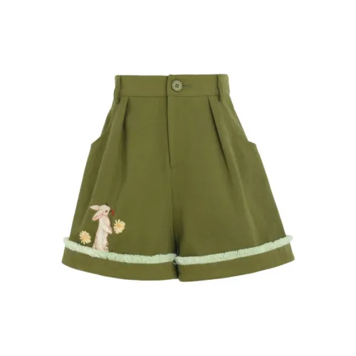 Snbl Casual Shorts Women's Green