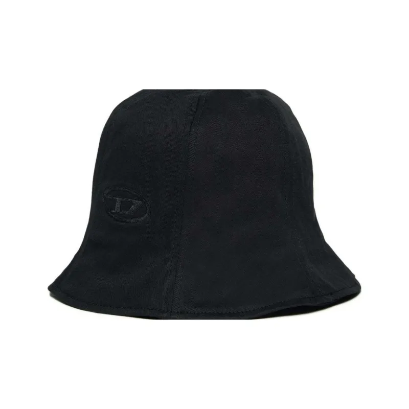 DIESEL Kids Oval D-embroidered Cotton Bucket Hat-2