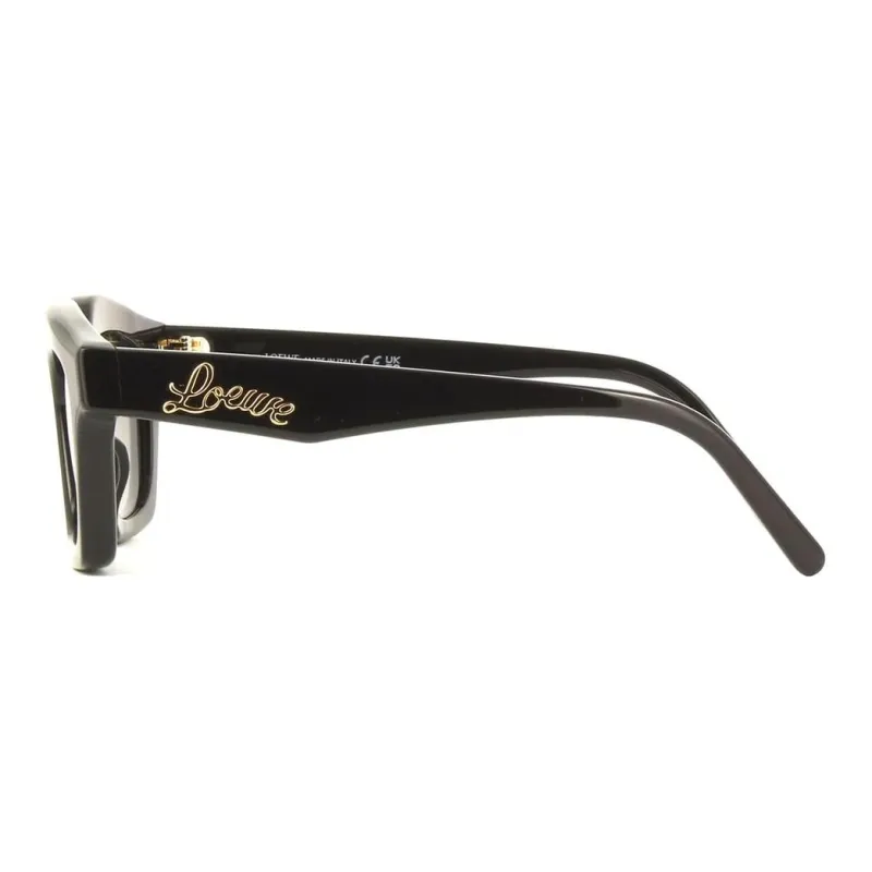 LOEWE Acetate Irregular Shape Sunglasses Women's Black-2