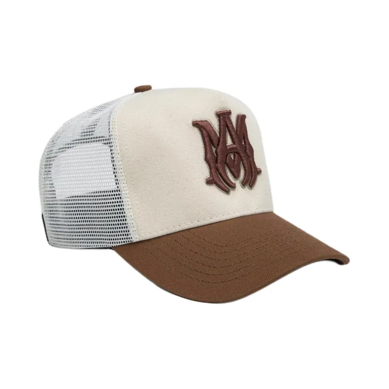 AMIRI Cotton Baseball Caps Unisex Brown-1