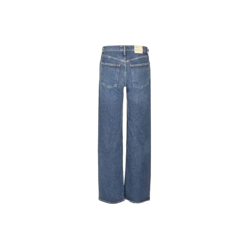 AGOLDE Harper Mid-Rise Straight-Leg Jeans-1