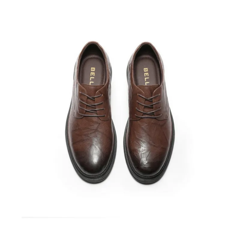 BELLE Dress Shoes Men's Black Coffee-2