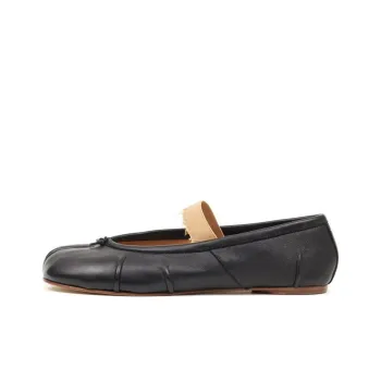 Maison Margiela Tabi Leather Ballerina Shoes Women's