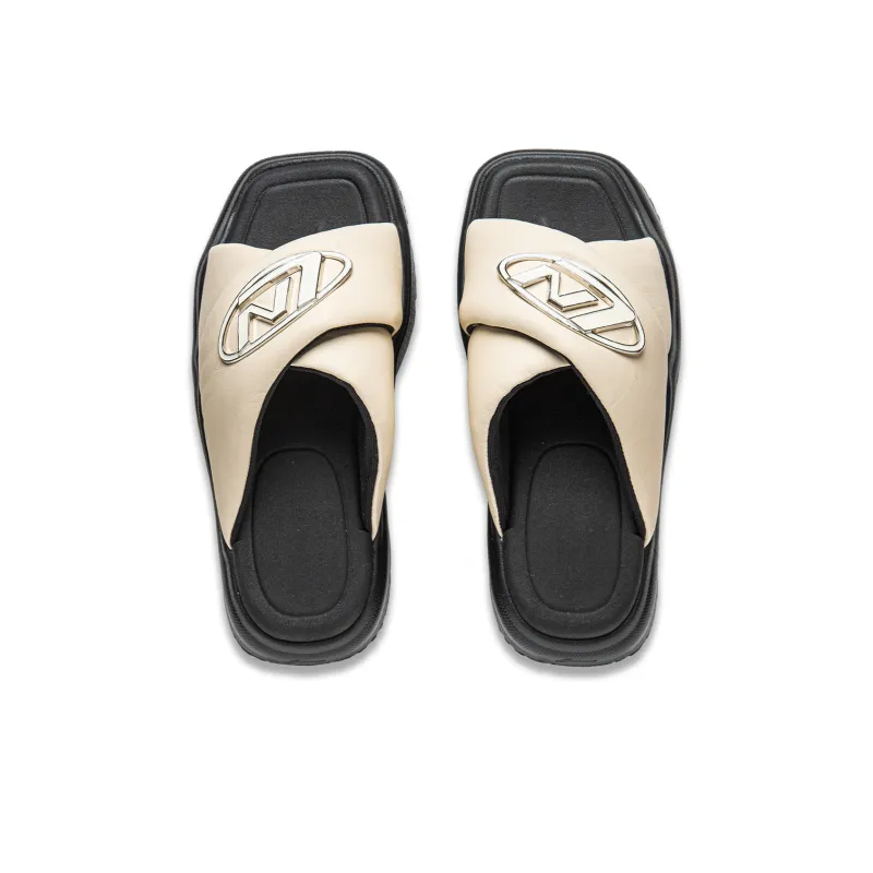 LiNing Slide Slippers Women's Yellow-3
