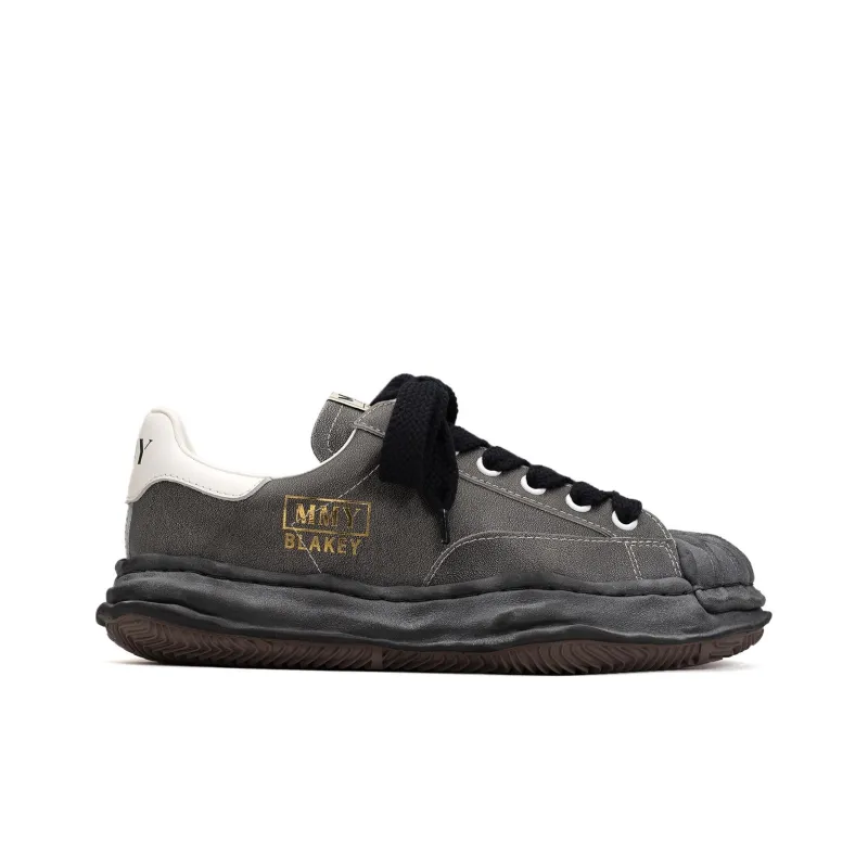 Maison MIHARA YASUHIRO Blakey Og Sole Leather Low Grey Black-13