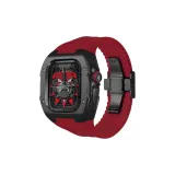 Black Case, Red Strap