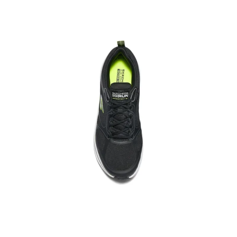 Skechers Cushioning Wear Resistant Low Top Casual Running Shoes Men's Black White-2