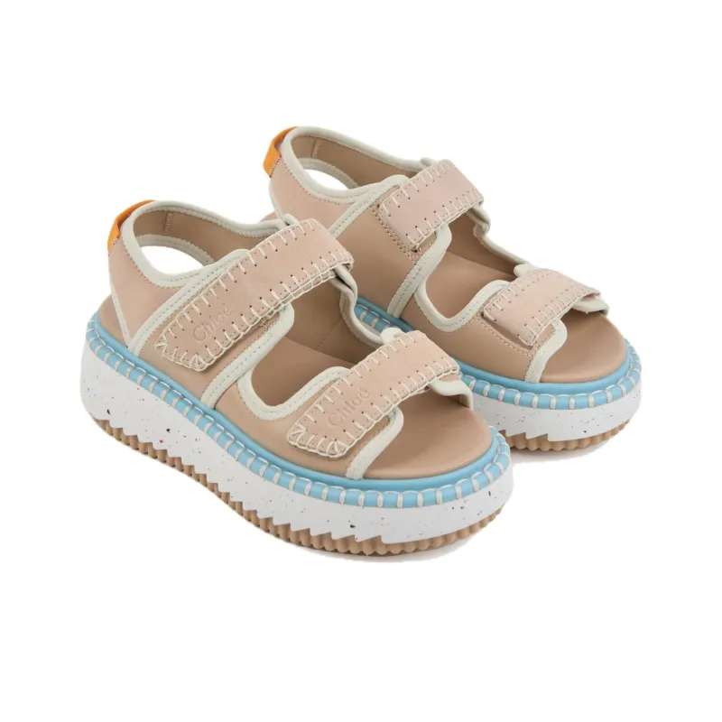 Chloé Nama Platform Sandals Women's-3